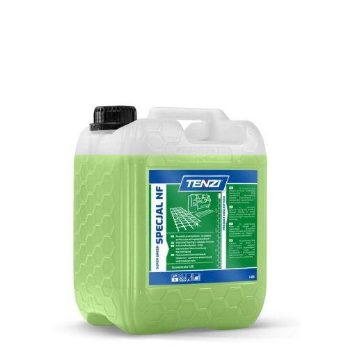 TENZI Super Green Specjal NF 5L - Lúgos ipari padló tisztító gépi padlótisztításhoz, erősen szennyezett felületekre (pl.: olajjal szennyezett)