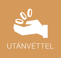 Utánvéttel a futárnál (külön díj ellenében).