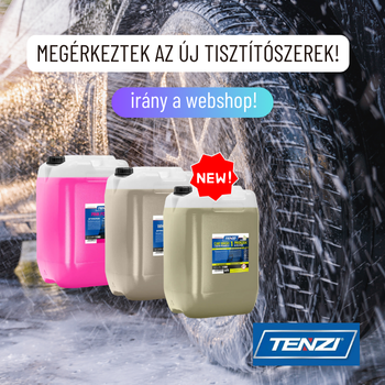Megérkeztek az új TENZI tisztítószerek!